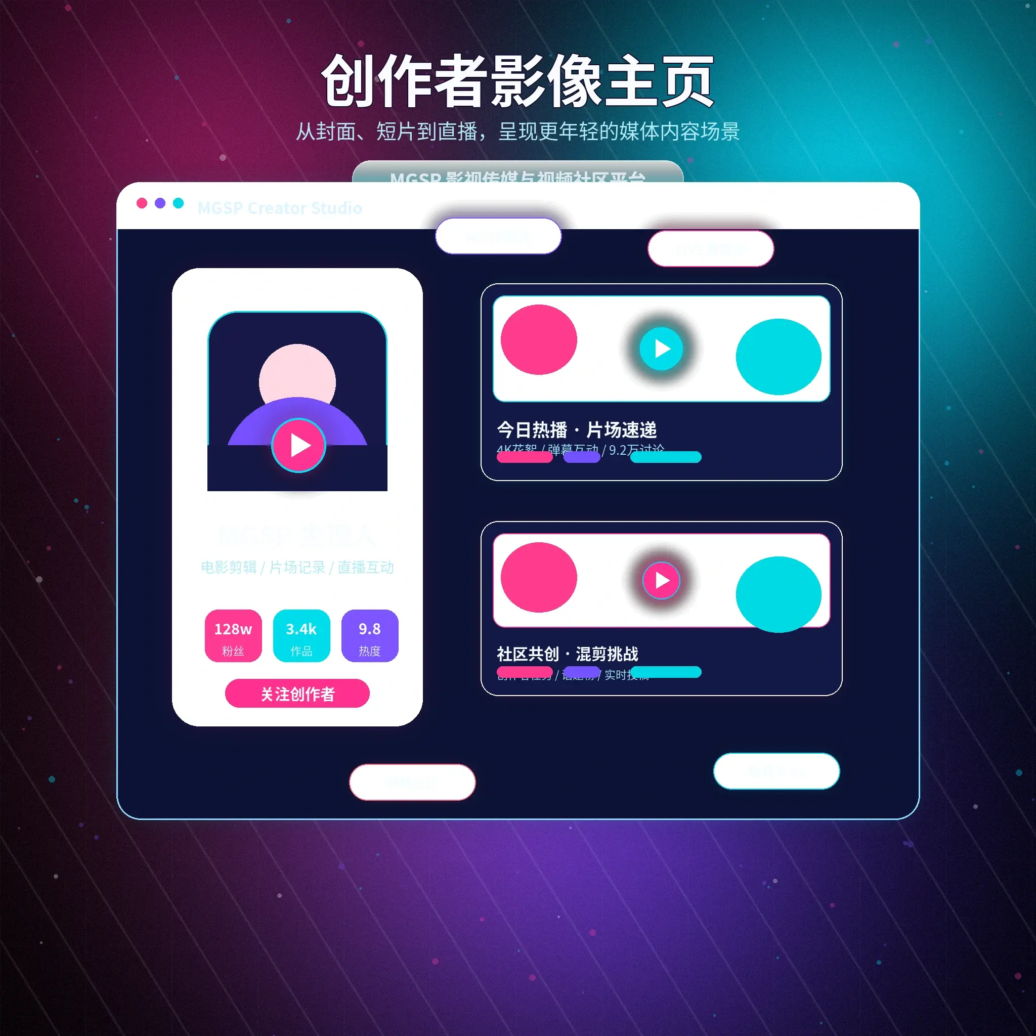蘑菇视频创作者生活内容展示